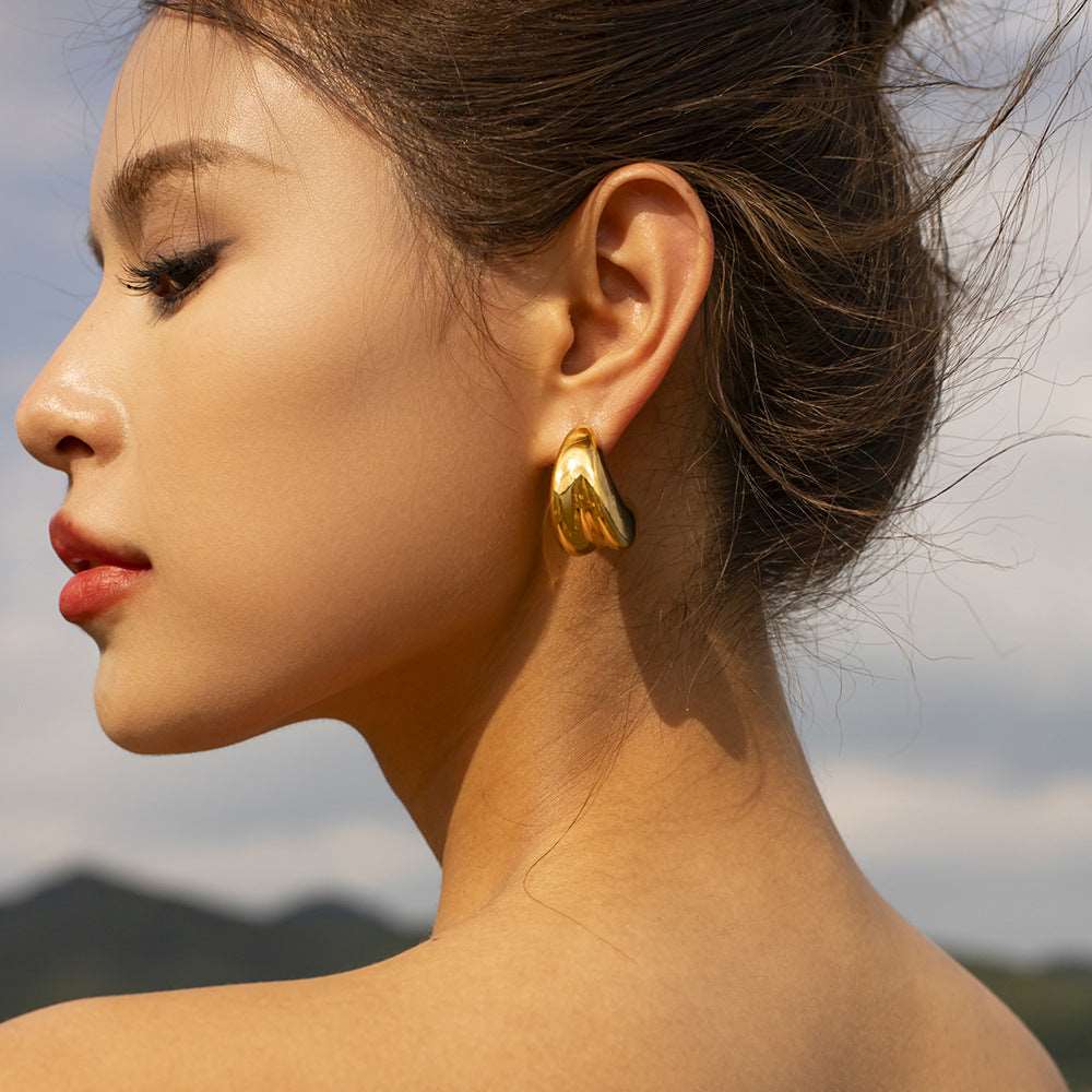 Women's Geometric Stainless Steel Earrings