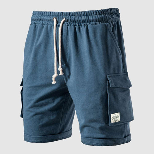 Men's Casual Elastic Waist Tether Shorts