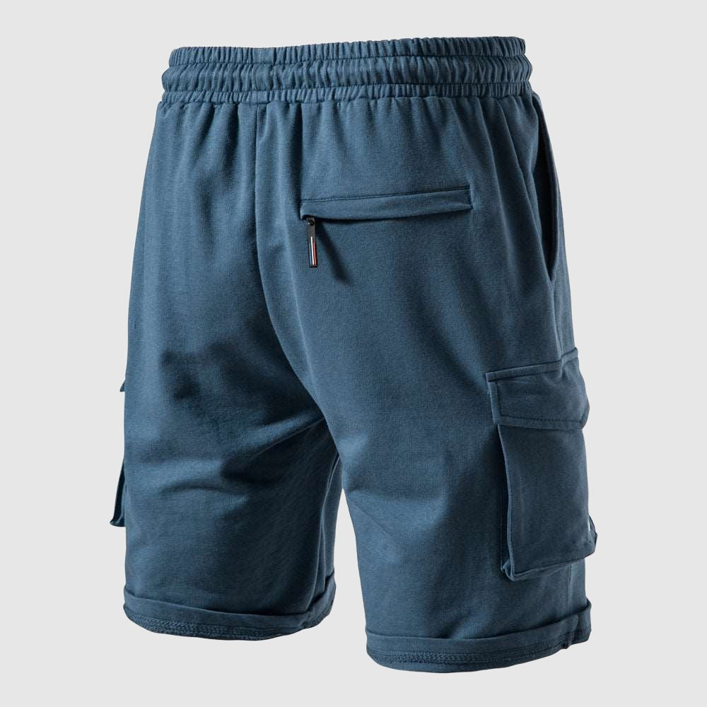 Men's Casual Elastic Waist Tether Shorts