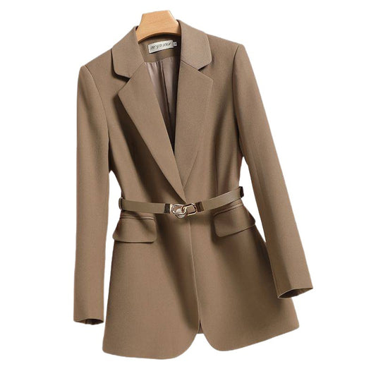 Women's Elegant Waist-controlled Mid-length Suit Jacket