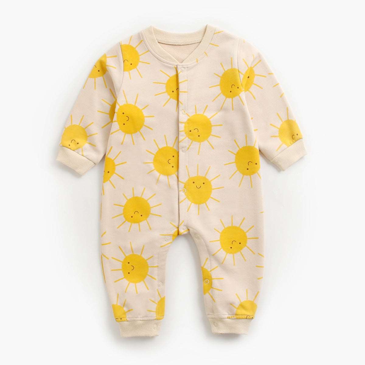 Kids Long-sleeved One-piece Jumpsuit