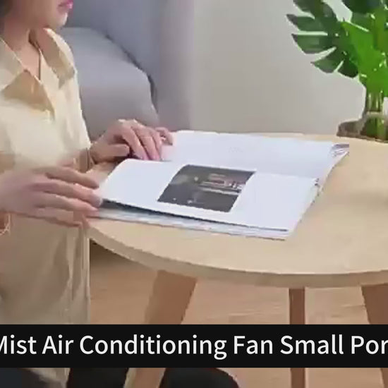 Small Portable Ice Mist Air Conditioning Fan