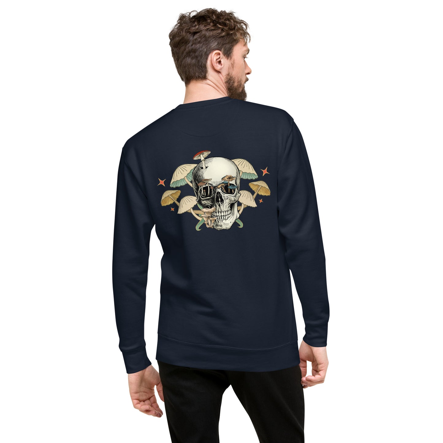 Skull Mushroom Unisex Premium Sweatshirt